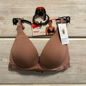 Hanes Supersoft Wirefree T-Shirt Bra - Tan